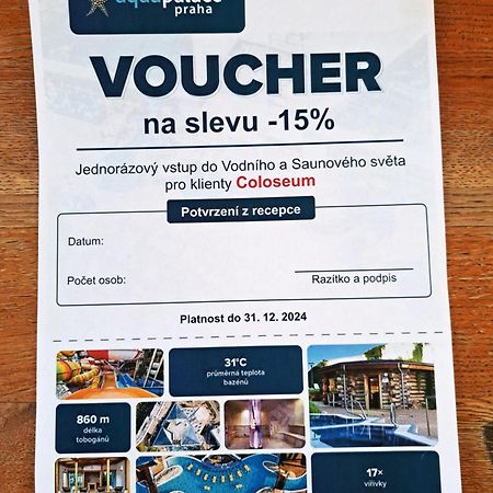 Pension Coloseum Hotel Prŭhonice Kültér fotó